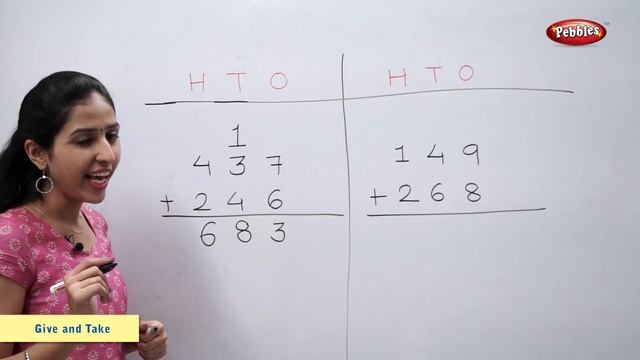 Addition of Three Digit Numbers | Addition | Maths For Class 2 | Maths Basics For CBSE Children