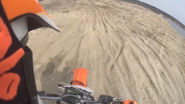 Эндуро покатушки. Своим ходом на Гидронамыв (Ktm exc 250, Irbis ttr 250) смотреть онлайн