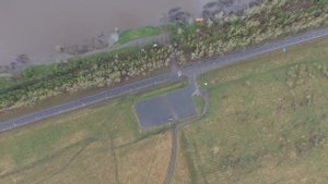 Алтай. Манжерок  вид с высоты птичьего полета.