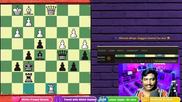 Chess Stream will end if i loss 3 consecutive games