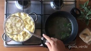 РАВИОЛИ СО СЛИВОЧНЫМ МАСЛОМ И ШАЛФЕЕМ