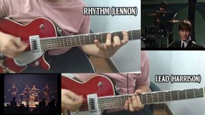 The Beatles - I Want to Hold Your Hand (Lead & Rhythm Guitar Cover, 4K)