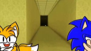 the backrooms sonic and tails dancing meme part 5