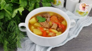 СУП-ГУЛЯШ из ГОВЯДИНЫ. Очень душевно и согревающе! Рецепт вкусного и сытного гуляша