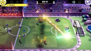 Mario Strikers Battle League - All Hyper Strikes - All Characters