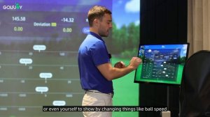 GOLFJOY- симуляторы для игры в гольф. Краткая тренировка Driving Range.