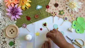 Мастер класс - декор для скрапбукинга. Легко и быстро :)