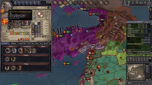 Crusader Kings 2 - Succession Game - Ascension of Basilissa Solaria I смотреть онлайн