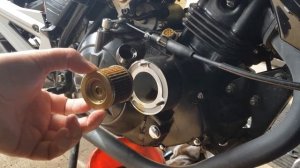 Замена масла и масляного фильтра на мотоцикле  CF moto leader 150-c