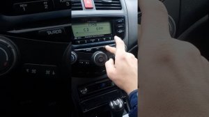 Замена магнитолы аккорд 7 настройка часов