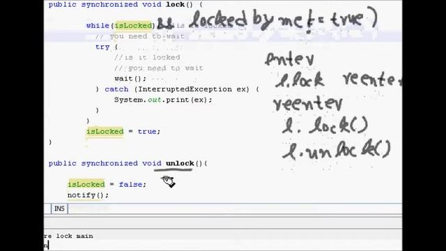 Programming Interview: Java Lock vs Reentrantlock (Reentrantlock) смотреть онлайн