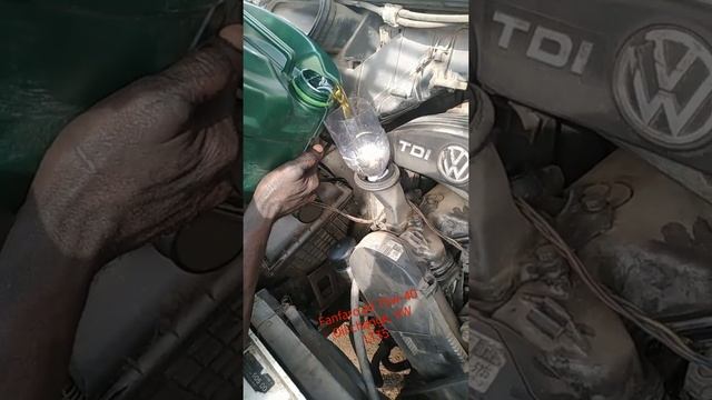 Oil and filter change done in VW LT35 using FANFARO oil 15w-40.