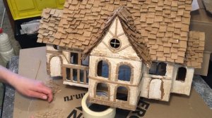 Домик из картона своими руками DIY house cardboard craft