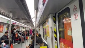 Train Trip To Guangzhou Baiyun International Airport, Terminal 1 | 4K