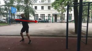 Боковой шаг с антиротационным удержанием