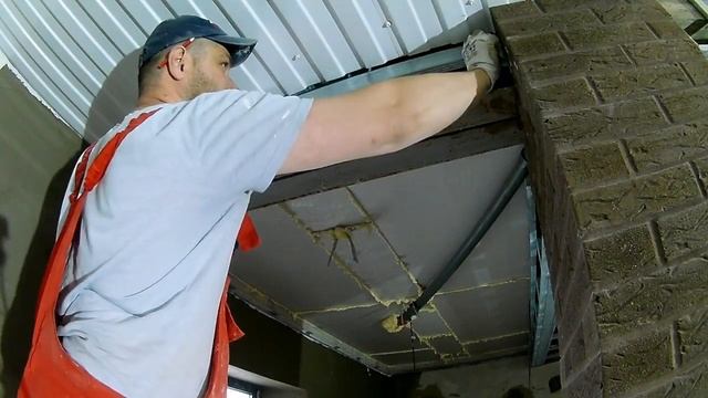 Монтаж сложного откоса из гипсокартона