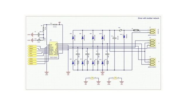 Драйвер однополярного шагового двигателя 2А / 48В смотреть онлайн