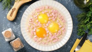 Яичница в микроволновке