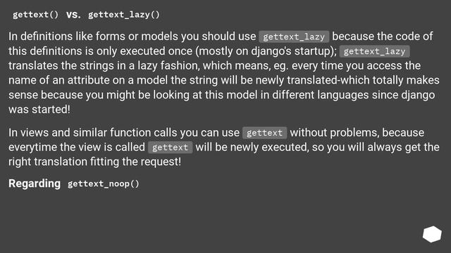When should I use ugettext_lazy? смотреть онлайн