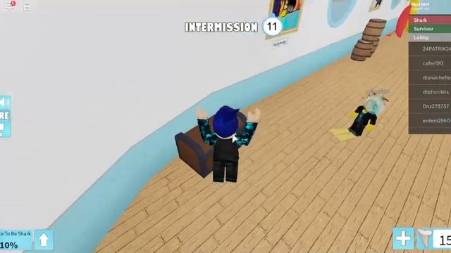 Играем в роблокс, выживи от акулы,#1 серия смотреть онлайн