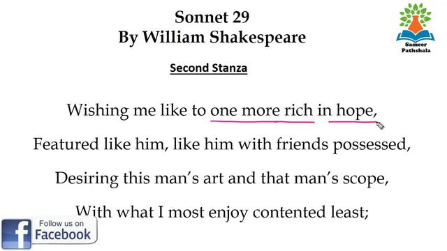 Sonnet 29 by Shakespeare explanation in Hindi II When, in disgrace with fortune and men’s eyes, смотреть онлайн