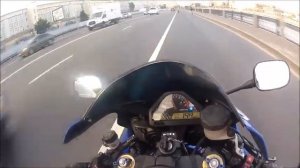 Лютая катка по Москве на литровом  мотоцикле honda cbr1000rr