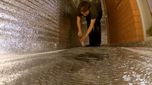 Армированная стяжка на утеплитель.  Утепление  лоджии