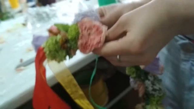Венок на голову своими руками смотреть онлайн