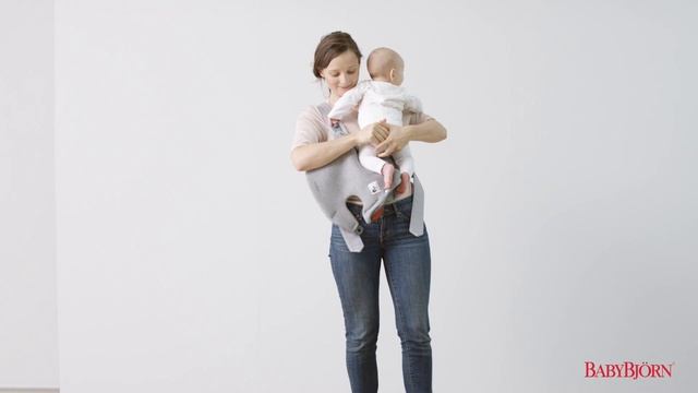 BABYBJÖRN - How To Use The Facing-in Position For Baby On Baby Carrier Mini