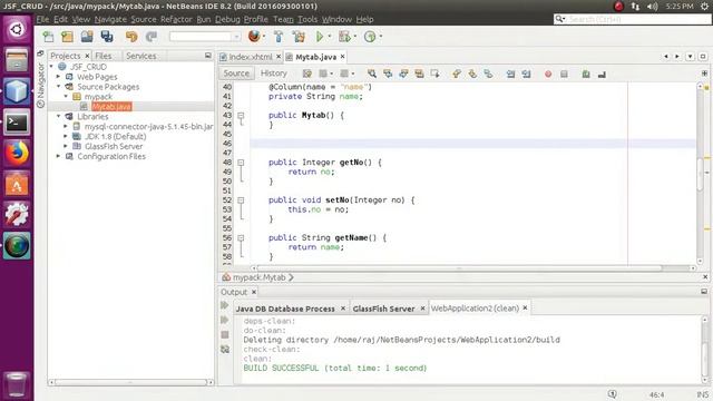 JSF Entity Classes смотреть онлайн