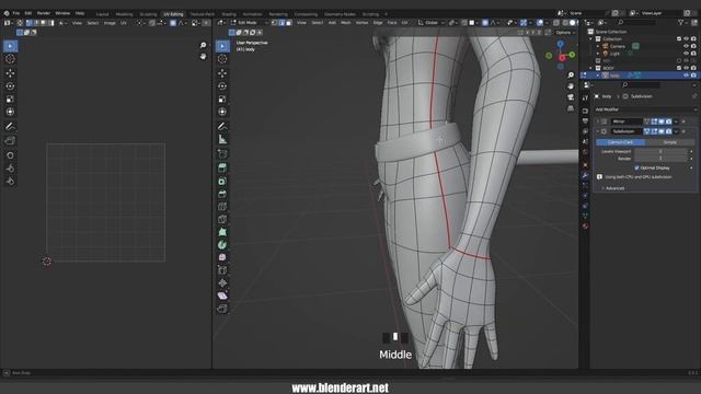 Blender character modeling tutorial - UV Unwrapping- part 4 смотреть онлайн