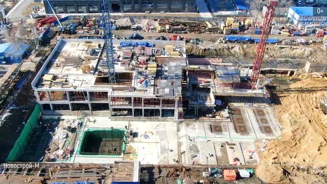 Обзор с воздуха ЖК «Сидней Сити» (аэросъемка: апрель 2021 г.)