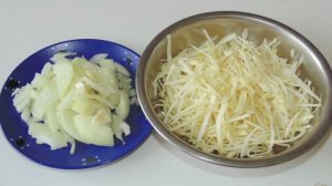 Заливной пирог на кефире с капустой