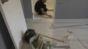 Укладка ламината "в кирпич".