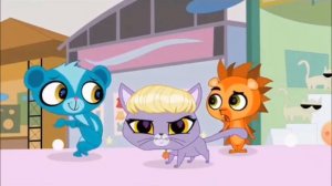 Кошка поёт пикачу .little pet shop.Песни маленький зоомагазин.