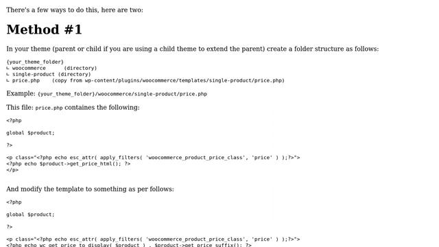 Wordpress: Remove all Span Tags and class From Woocommerce Price смотреть онлайн