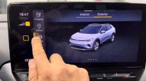 Volkswagen ID4 контроль давления в шинах.