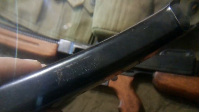 Макет пистолета-пулемёта ТОМПСОН M1928A1 1941г.CША.Игрушка от Denix.thompson submachine gun.