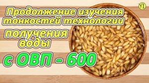 Продолжение изучения тонкостей технологии получения воды с ОВП -600 мВ. (Часть 2) (Видео 183)