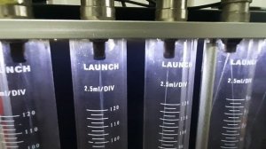 форсунки в сравнение с лева 6g72 12клап. 3шт с право 1G марк 2 сравниваем налив.