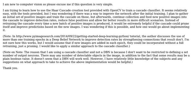 Dynamically Learning Haar Cascade (in OpenCV) смотреть онлайн