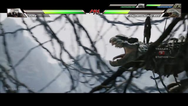 Kong vs Vastatosaurus Rex with Healthbars смотреть онлайн