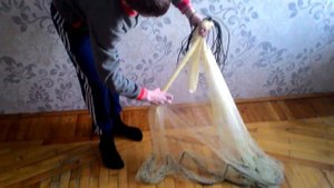 Простой способ закидывания  кастинговой  сети.
