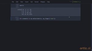 NumPy - Ejercicio 124: Iterar una Matriz y Multiplicar cada Elemento por un Valor Arbitrario