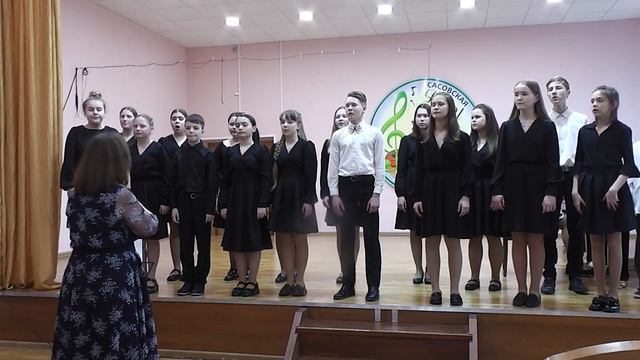 Открытый урок "Развитие голоса при помощи вокально-хоровых упражнений в хоре" Самариной О. Ю. смотреть онлайн