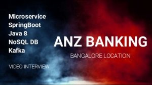 SELECTED | ANZ Bank | Java microservice spring boot real time interview | Teams Interview