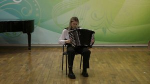 Крашенинникова Настя (Баян) А. Ткач. Обр. Казачьей шуточной песни "Ой, мой милый вареничков хочет".
