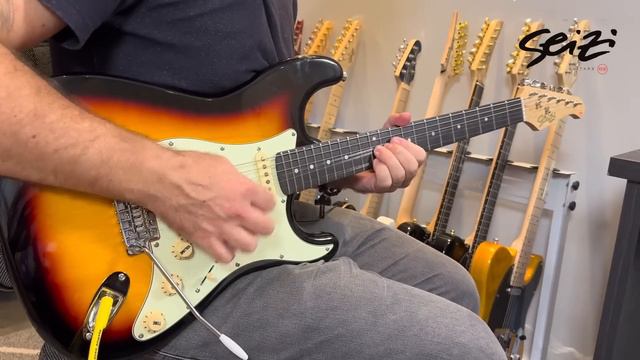 Seizi Shinobi Sunburst - Uma Baita guitarra!!!! смотреть онлайн