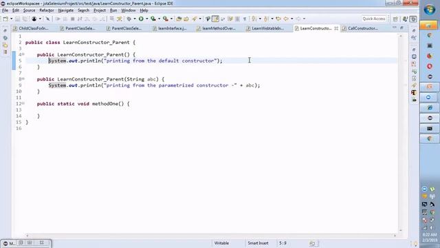 09 constructor selenium realtime example code смотреть онлайн
