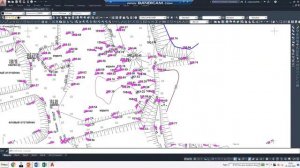 Загрузка исходных данных с плана топографической съемки 1 часть